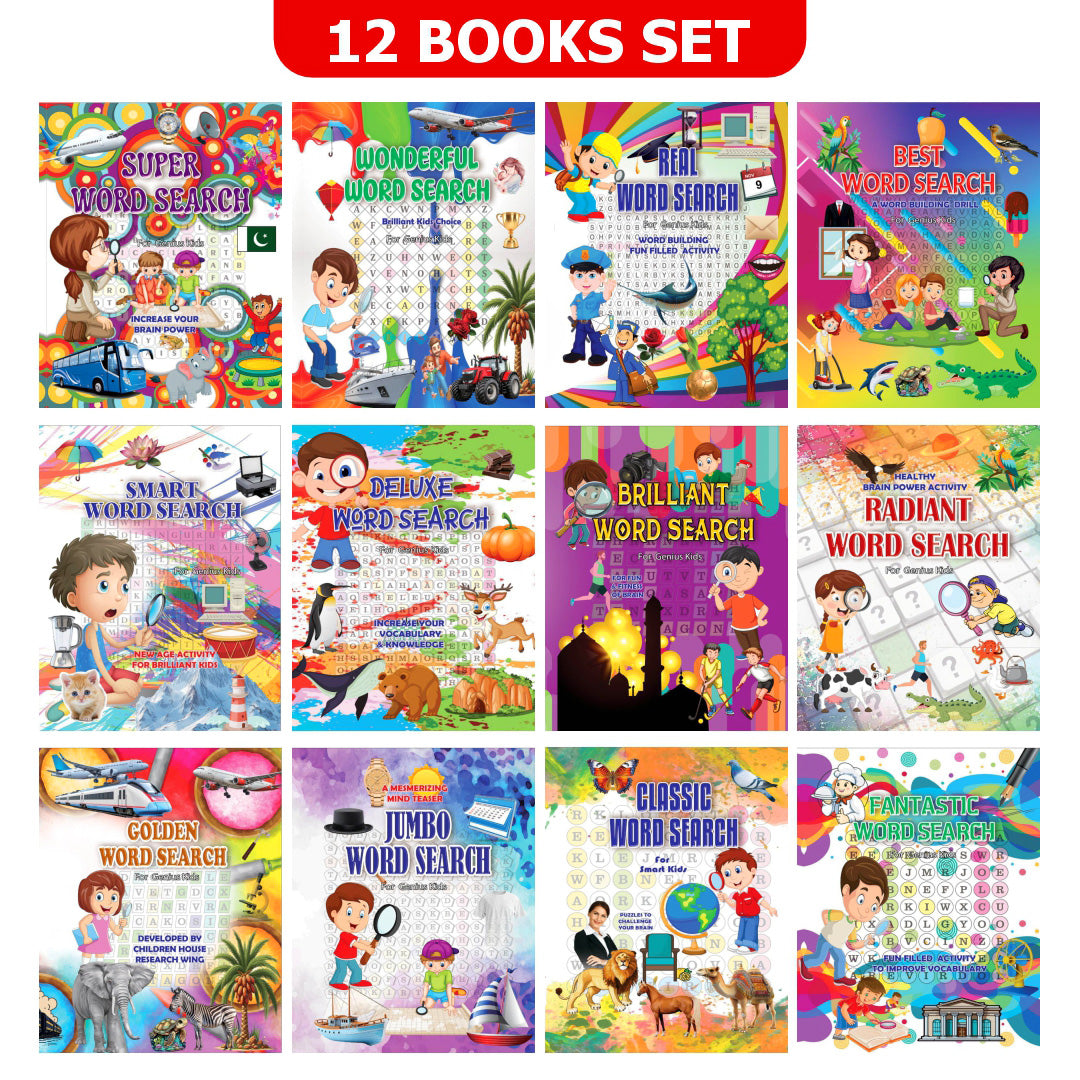 Healthy brain activity for kids ( 12 books )