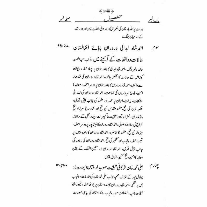 Tareekh-E-Afghanistan:Bahawala Tareekh Sadzai